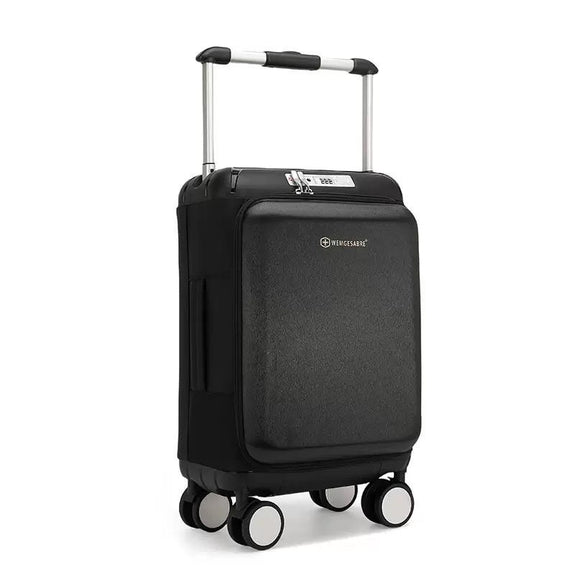 Black AeroFlex Smart Cabin Trolley