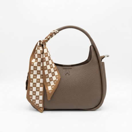 Luna Curve Bag – Scarf Accent Edition