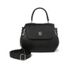 Elegant Structured Top Handle Crossbody Handbag