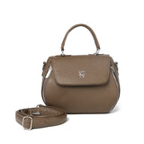 Elegant Structured Top Handle Crossbody Handbag
