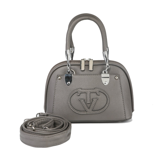 Mini Embossed Dome Crossbody Handbag