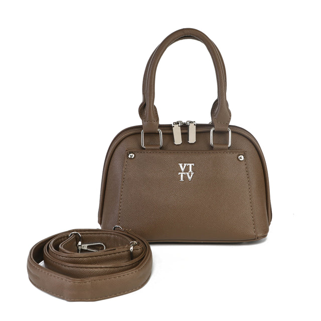 Mini Dome Top Handle Crossbody Handbag