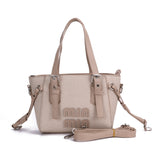 Min Structured Tote Crossbody Bag