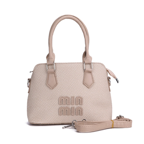 Min Textured Top Handle Crossbody Handbag