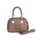 Min Structured Top Handle Crossbody Bag