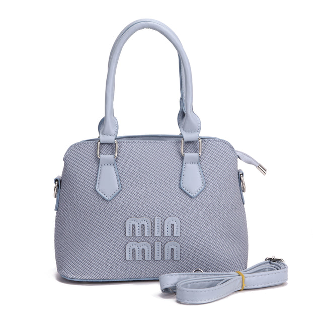 Min Textured Top Handle Crossbody Handbag