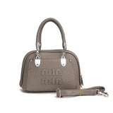 Min Structured Top Handle Crossbody Bag