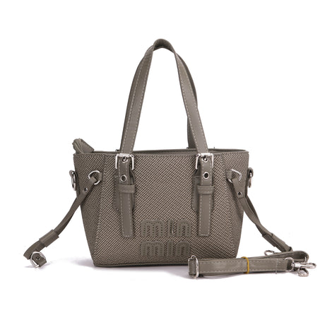 Min Structured Tote Crossbody Bag