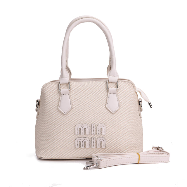 Min Textured Top Handle Crossbody Handbag