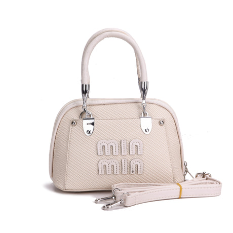 Min Structured Top Handle Crossbody Bag