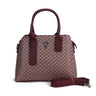 Monogram Structured Top Handle Shoulder Bag