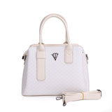 Monogram Structured Top Handle Shoulder Bag
