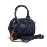 Quilted Top Handle Crossbody Handbag
