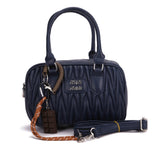 Min Print Quilted Compact Structured Handbag