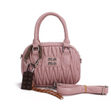 Quilted Top Handle Crossbody Handbag