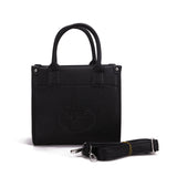 Structured Mini Square Tote Crossbody Handbag