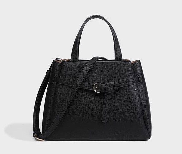 Classic Belted Tote Bag