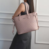 Stylish AG embossed tote bag