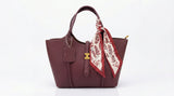 Camille Wide Strap Tote – Scarf Edition