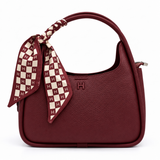 Luna Curve Bag – Scarf Accent Edition