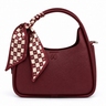 Luna Curve Bag – Scarf Accent Edition