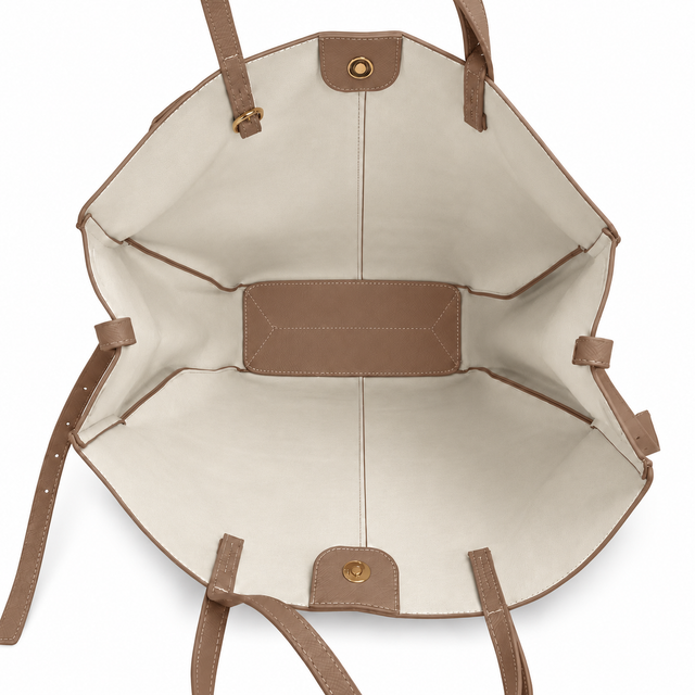 Large Beige Taupe Rio Premium Edition Bag