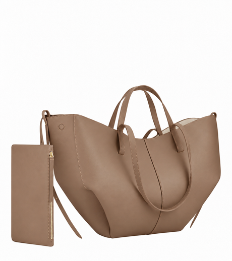 Large Beige Taupe Rio Premium Edition Bag