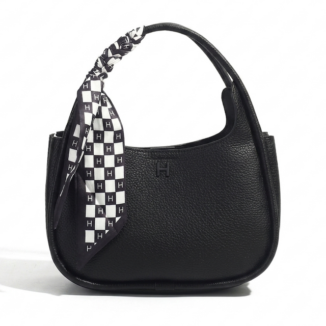 Luna Curve Bag – Scarf Accent Edition