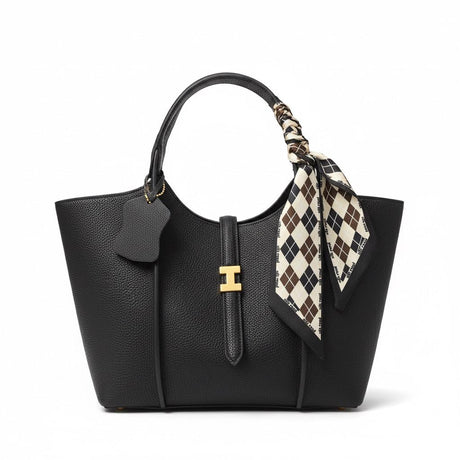Camille Wide Strap Tote – Scarf Edition