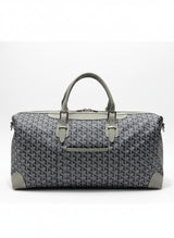 Grey Olive Monogram Voyager Duffle