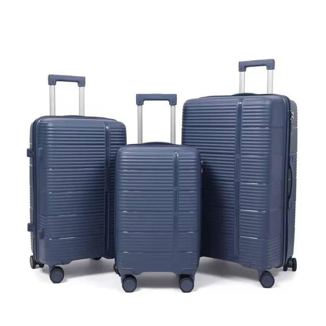 Dark Blue MonoGlide Travel Trolley Set
