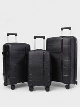 Jet Black MonoGlide Travel Trolley Set