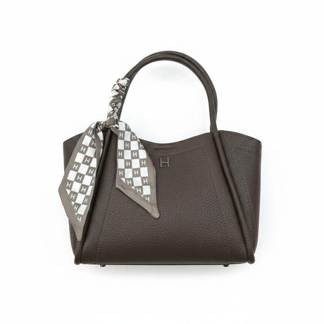 Elegant Scarf Handle Tote