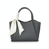 Elegant Scarf Handle Tote