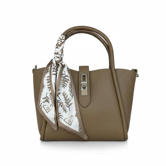 Classic Lock Scarf Tote
