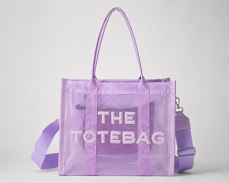 Blush Mesh Tote Bag