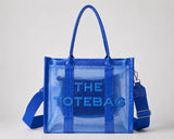 Blush Mesh Tote Bag