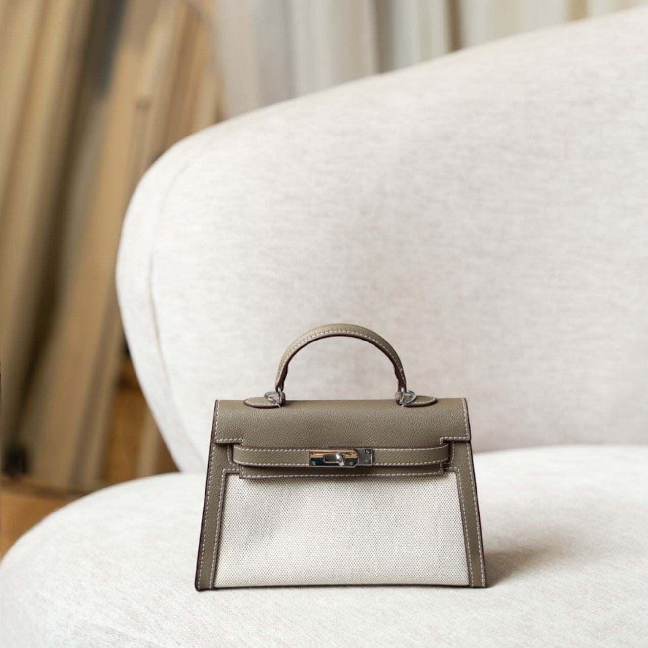 KL Canvas Khaki Bag 20