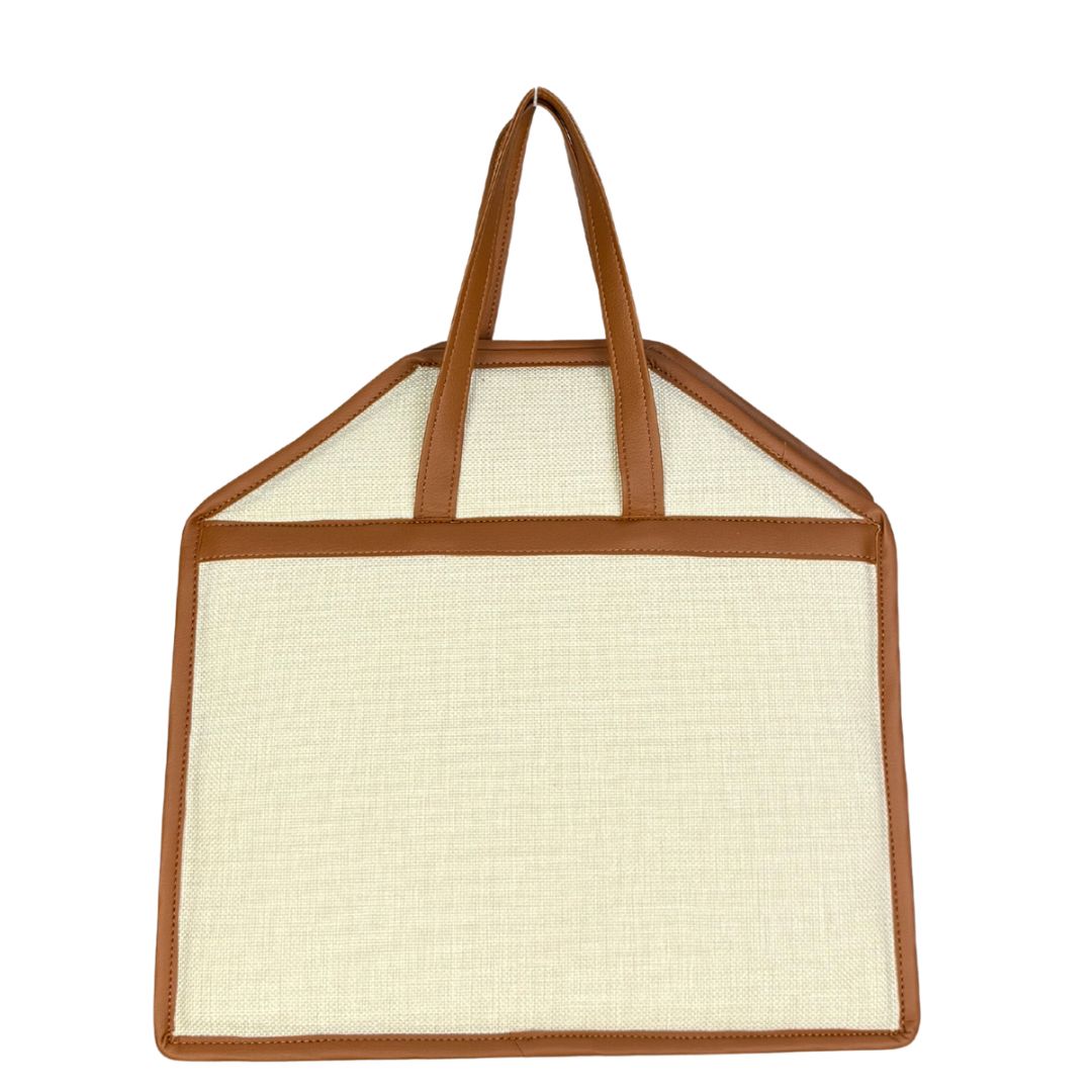 Tea Coffee Classic Tote- Brown