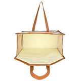 Tea Coffee Classic Tote- Brown