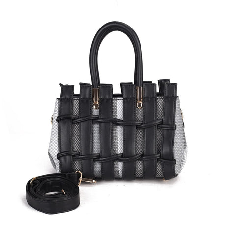 Woven Structured Tote Bag