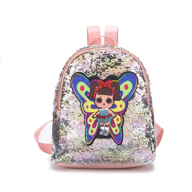 Butterfly Flip Sequin Backpack